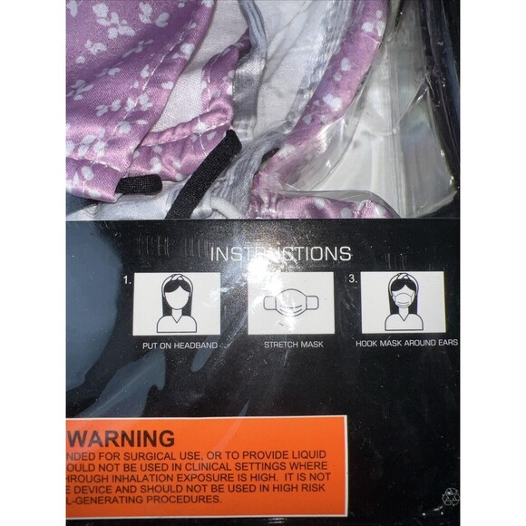 French Connection Reusable Washable Face Masks, Headband And 3 Scrunchies Set - Picture 6 of 13